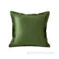 China Multi Color Luxury Satin Silk Stock Cushion Cover Factory